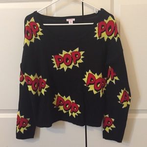 "Pop" sweater