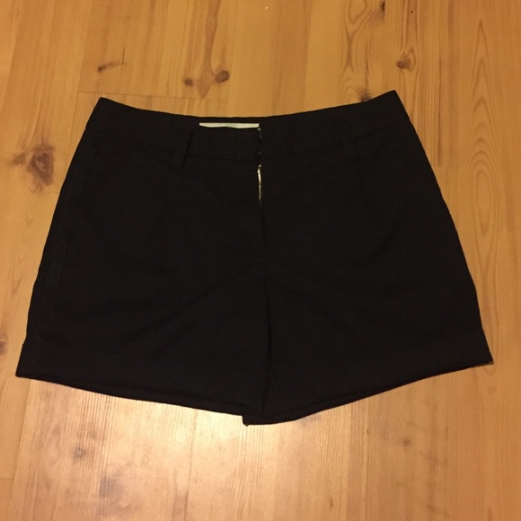 Anthropologie Leifsdottir Black Dress Shorts