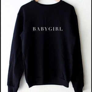 🚫SOLD🚫"Babygirl" Crewneck Sweatshirt