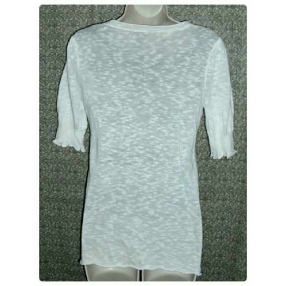 🆑CALVIN KLEIN TRANSPARENT KNIT TOP - Picture 3 of 4