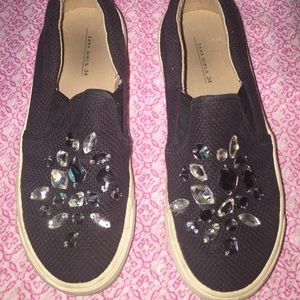 Zara tennis shoes , girls size 2.