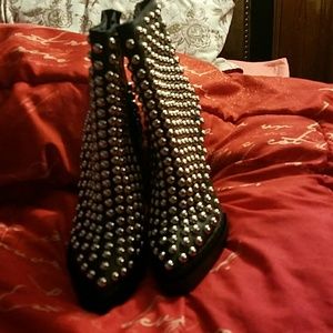 Jeffrey Campbell studded boot