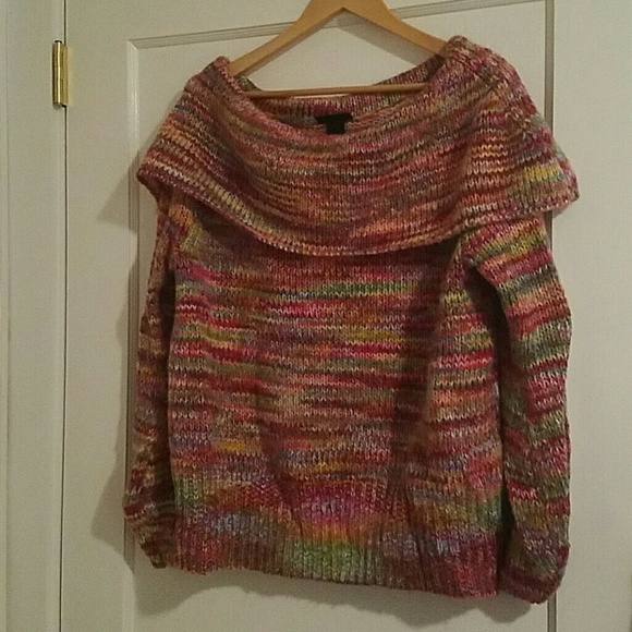 Multicolor Marilyn Neck Sweater