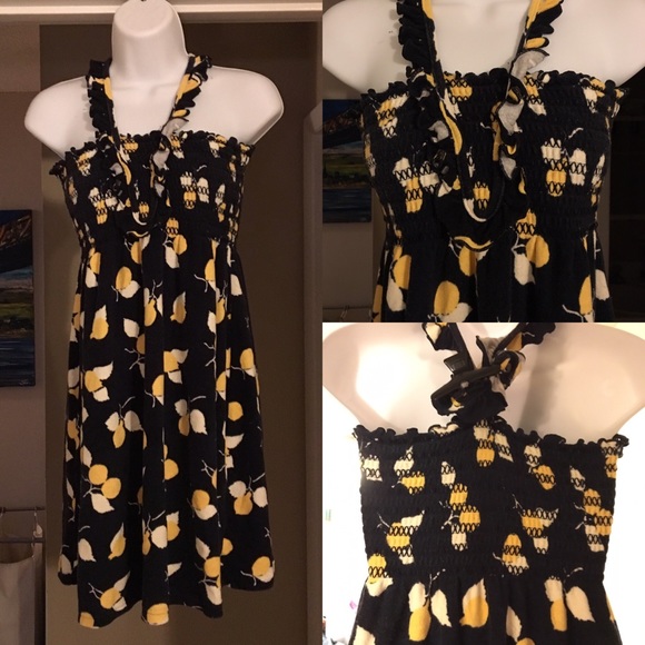 Juicy Lemon Print Dress