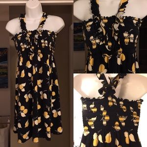 Juicy Lemon Print Dress