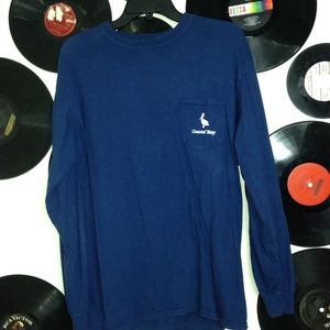Prep coastal brand , blue coastal bay long sleeve