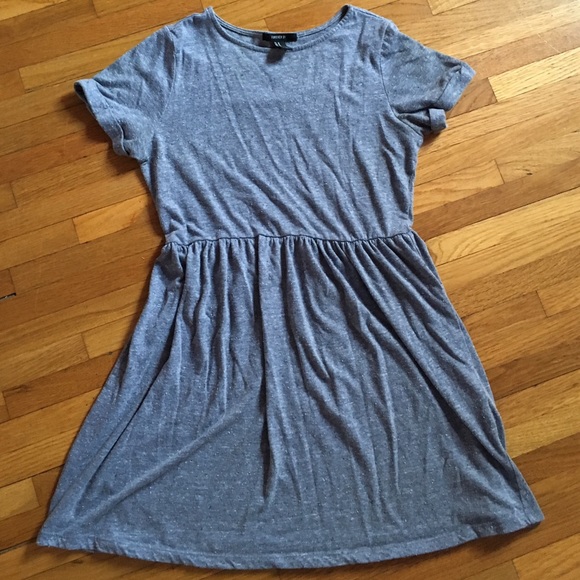 Gray T-Shirt Dress