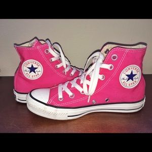 Hot Pink Original Converse Hightops!