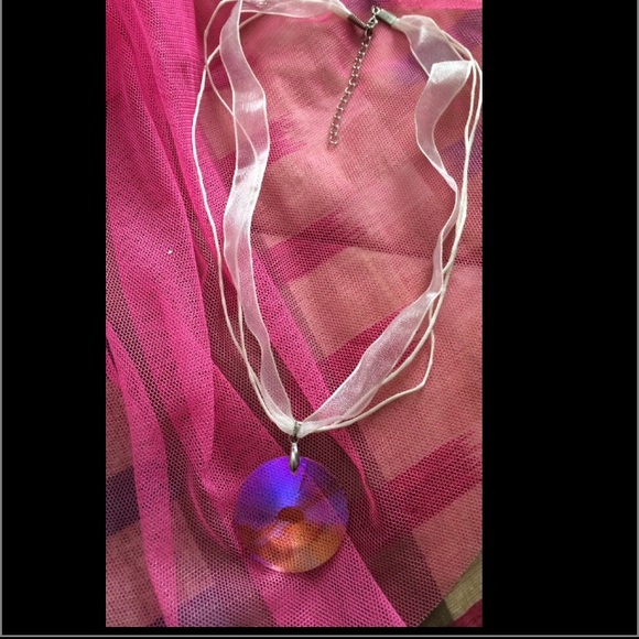 Clear/White Necklace