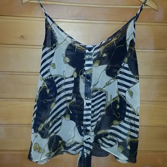 Cute nautical top by Sans  Souci