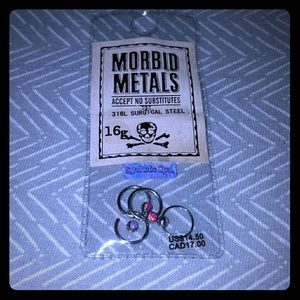 Set of four septum rings