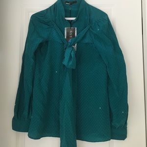 NWT Gucci silk blouse