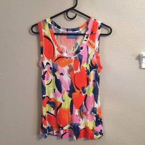 Simply Vera Wang floral tank top