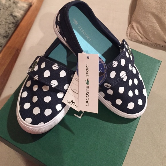 BRAND NEW Lacoste slip on sneakers