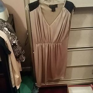 Gold and black dress