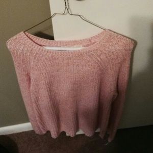 Rose knit sweater