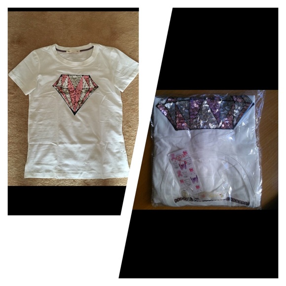 FINAL SALE!! 💎 Shine bright! NWT sequin tshirt. - Picture 4 of 4
