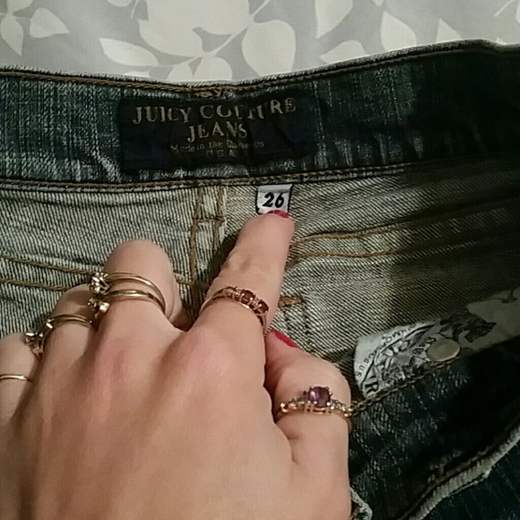 JUICY COUTURE medium wash flare jeans - Picture 3 of 4
