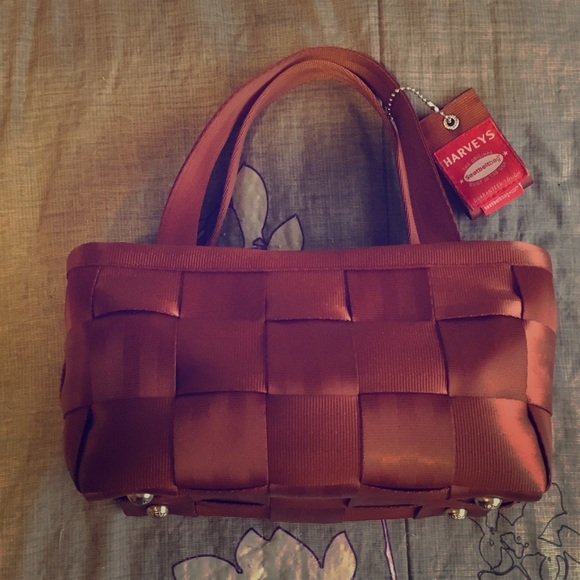 Harvey's Seatbelt Purse Copper