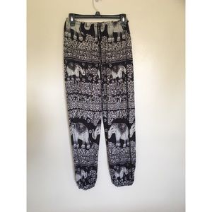 Elephant Drawstring Pants
