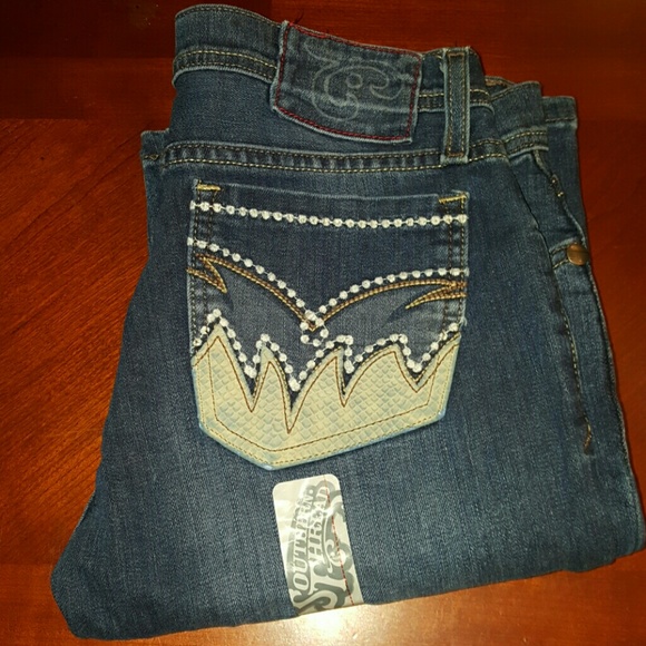 SOUTHERN THREAD "The Ronnie" jeans NWT 26x32