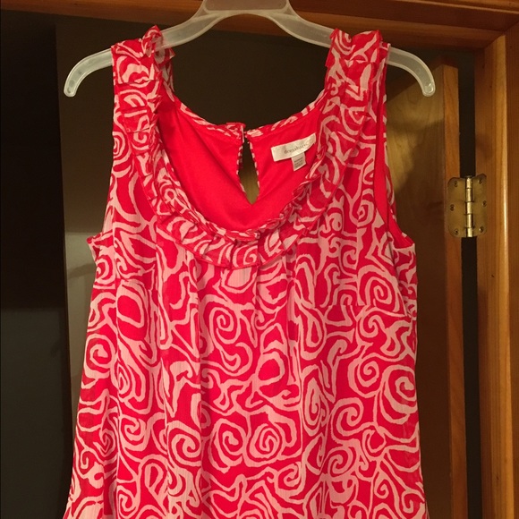 Red and White Top