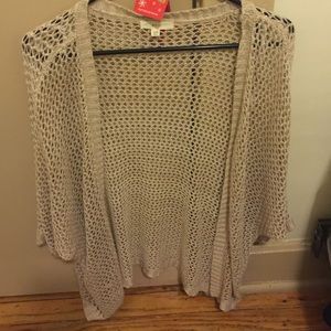 Tan loose cardigan