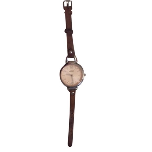 Leather watch