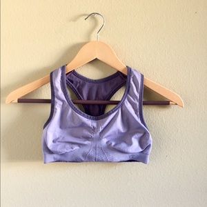 Light purple champion sports bra