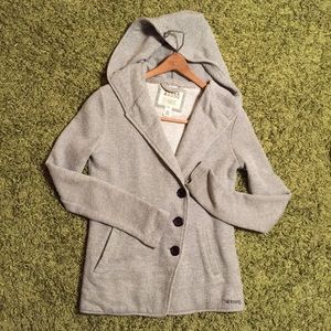 Billabong Hooded Knit Blazer Style Jacket