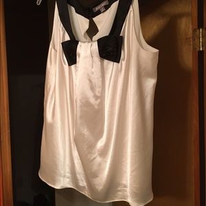 Black and White Bow Shirt