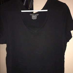 Plain back v-neck tee. Nice for staple, never worn