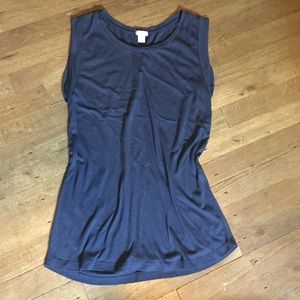 J crew sleeveless shirt