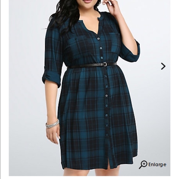 Torrid Plaid Dress BRAND NEW NWT