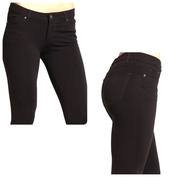 Black Knit Jeggings! NEW! - Picture 3 of 3