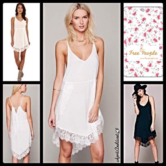 Free people lace slip dress