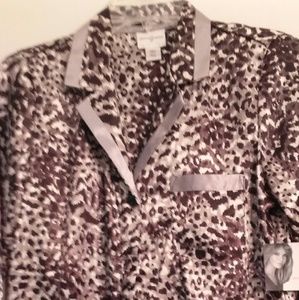 PRETTY ANIMAL PRINT PAJAMAS NWT SIZE SMALL