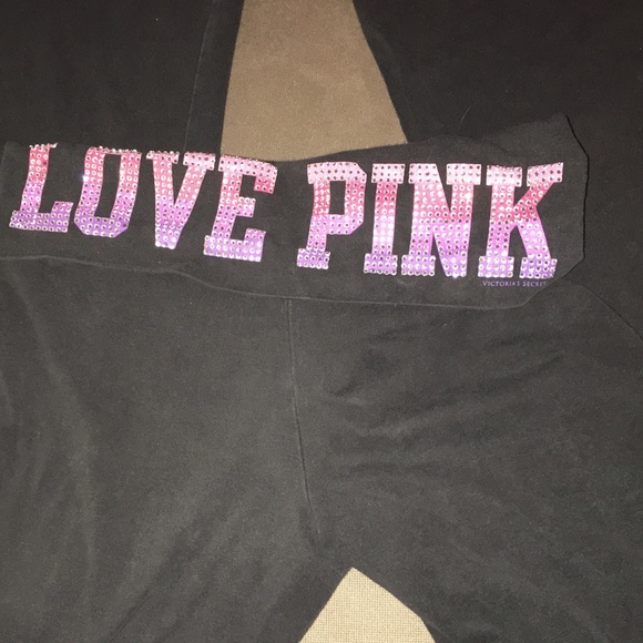 Victoria secret pink boot cut yoga pants size sm