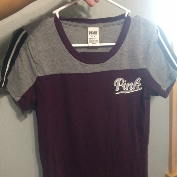 VS PINK Maroon Tee
