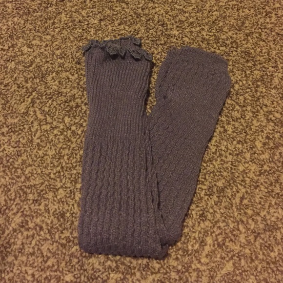 Lace top leg warmers boot socks new in pkg - Picture 2 of 3