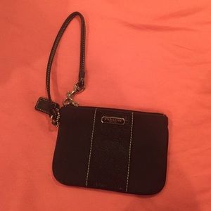 Coach Black Wristlet