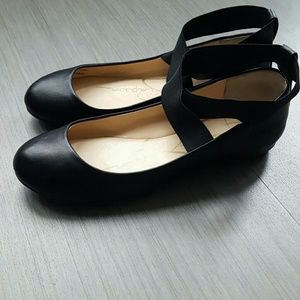 Jessica Simpson ballet flats with ankle straps