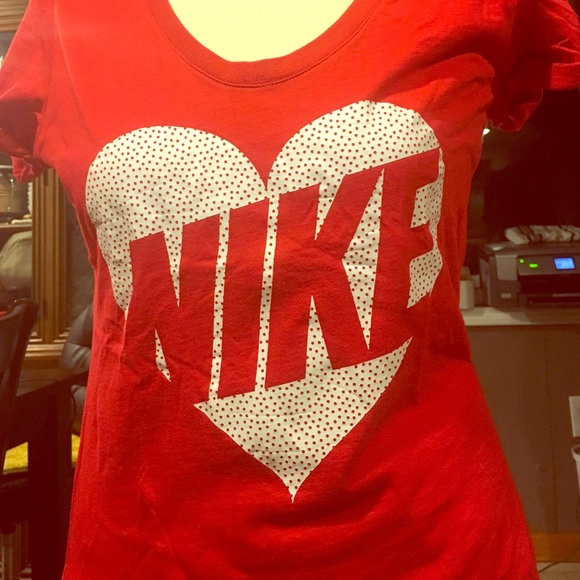 Nike red shirt