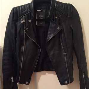 Zara Leather Biker Jacket