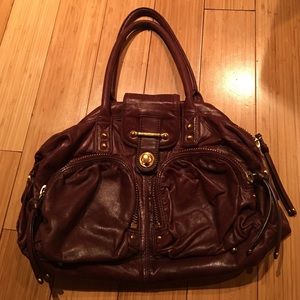 Botkier Bianca Dark Red Leather Handbag