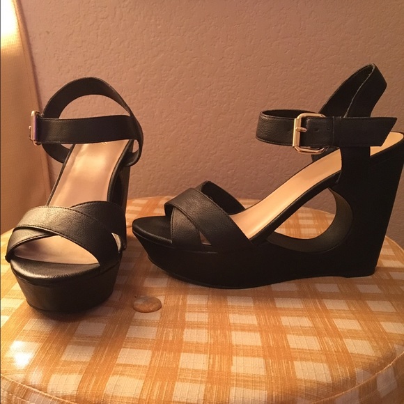 Black wedges - Mossimo supply