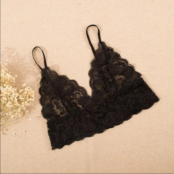 Bralette Vest with Halter Crochet Unpadded Bustier - Picture 3 of 4