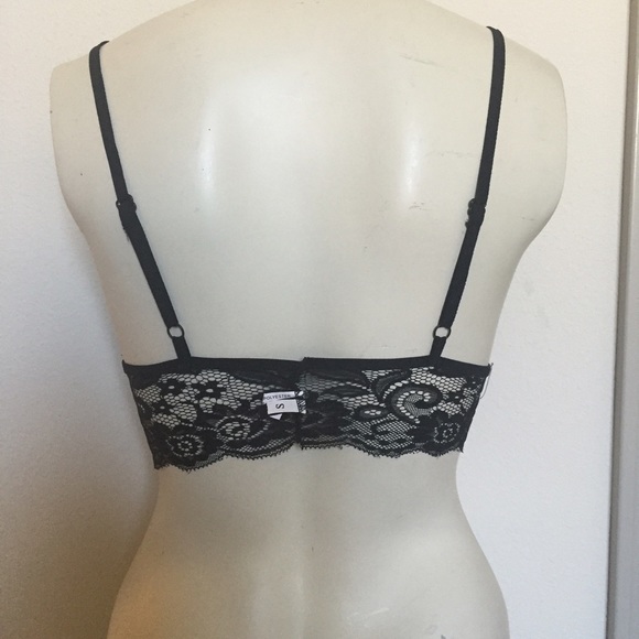 Bralette Vest with Halter Crochet Unpadded Bustier - Picture 4 of 4