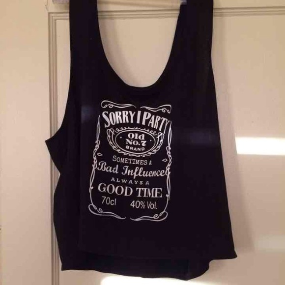 Sorry I Party Jack Daniel's Tank