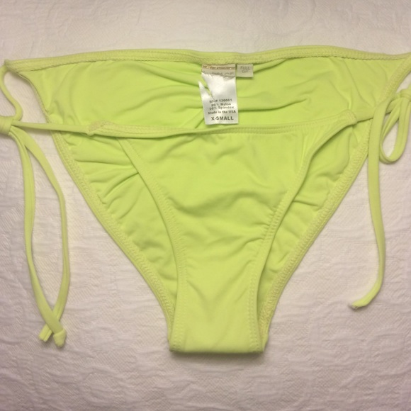L Space Bikini Bottoms, Lime Green, XS NWOT
